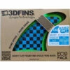 Ailerons Thruster 3DFINS FCS1 Blue Checker -KITE-SPIRIT Soldes ailerons thruster 3dfins fcs1 blue checker