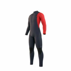 Combinaison Mystic Marshall Fullsuit 4/3mm Fzip Navy/Rouge
