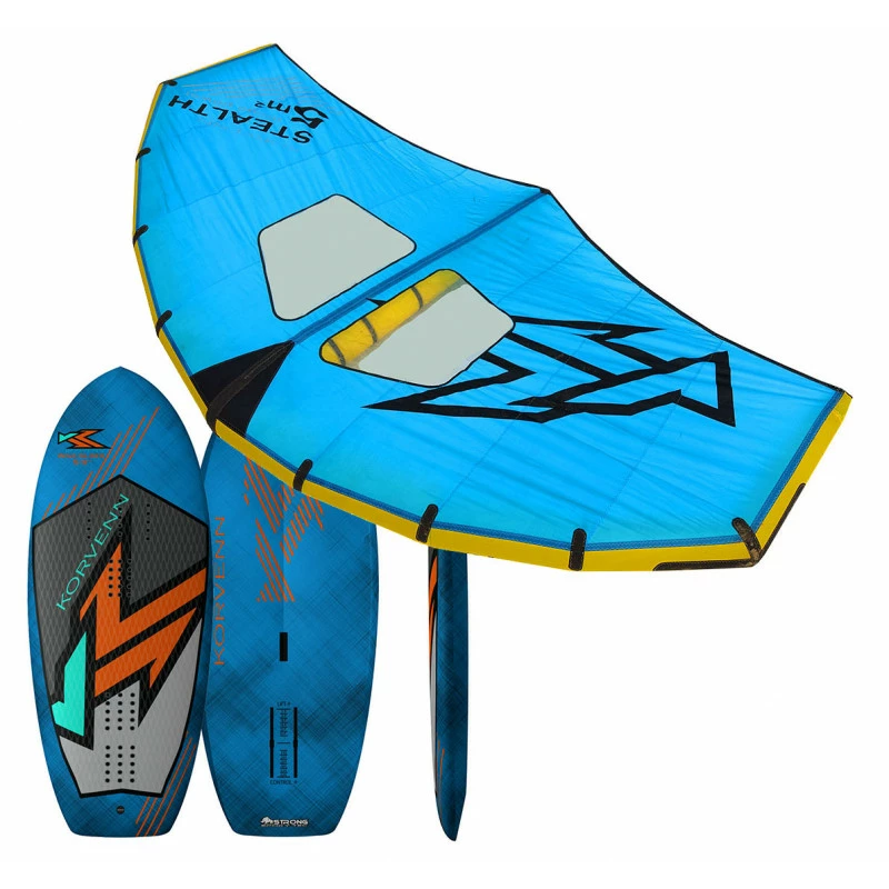 Pack Niveau Avancé Wingfoil Wing Glider Bleu Stealth 21 Pack Niveau Avancé Wingfoil Wing Glider Bleu Stealth – Image 19