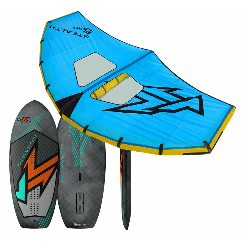 Pack Niveau Avancé Wingfoil Wing Glider Gris Stealth 21 Pack Niveau Avancé Wingfoil Wing Glider Gris Stealth – Image 19