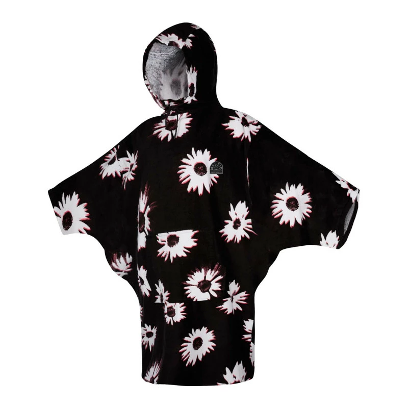 Poncho Mystic Noir & Blanc Femme 3 Poncho Mystic Noir & Blanc Femme