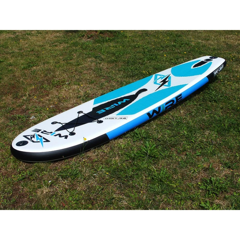 Stand Up Paddle SUP Gonflable WIRE Board 9'6" Bleu 4 Stand Up Paddle SUP Gonflable WIRE Board 9'6" Bleu – Image 2