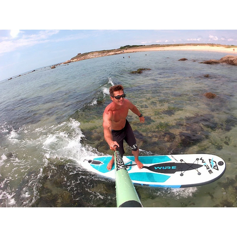 Stand Up Paddle SUP Gonflable WIRE Board 9'6" Bleu 13 Stand Up Paddle SUP Gonflable WIRE Board 9'6" Bleu – Image 11